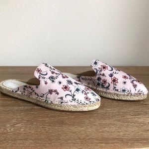 Floral mule espadrille